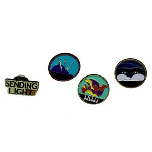 Freecity  Supershop Rare Lot of Enamel Pins Sending Light Life Nature Love GUC